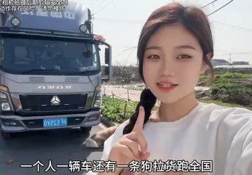 抖音货运小趴菜资料，是真的开卡车吗？