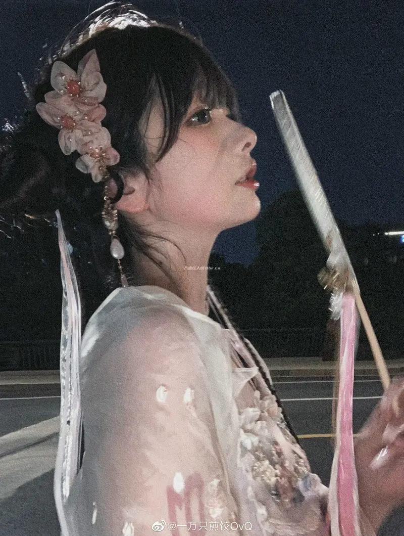 “一万只煎饺”美美的嫦娥自拍照