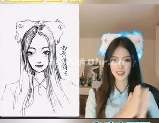 直播绘画,大呜呦个人资料简介