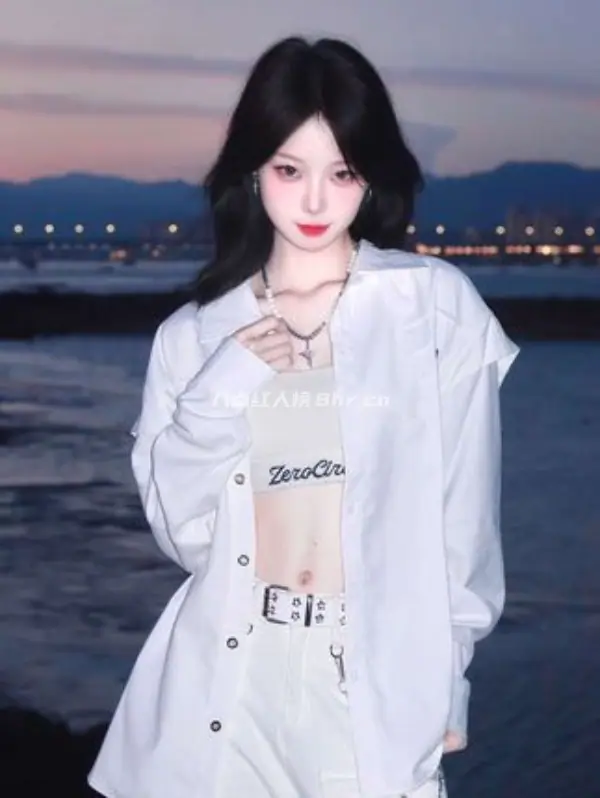 抖音视频达人梨涡圆点照片